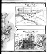 Township 28 N Range 21 E, Fractional Township 28 N Range 22 E, Underhill, Oconto City - Right, Oconto County 1912 Microfilm